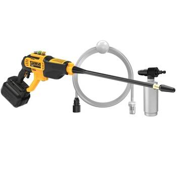 压力清洗机及配件| Dewalt DCPW550P1 20V MAX 550 PSI无绳电源清洗机套件(5 Ah)